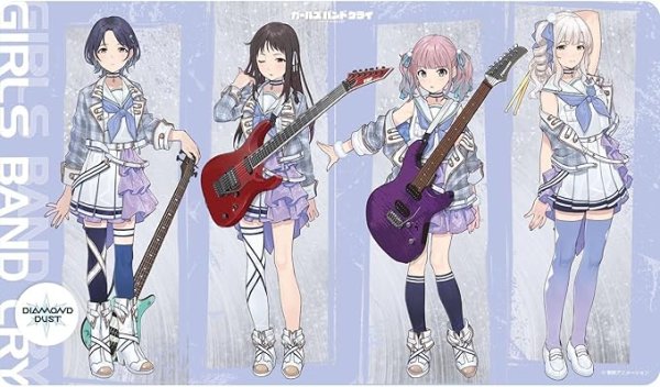 画像1: 【プレイマット】『ガールズバンドクライ』キャラクターラバーマット ダイヤモンドダスト(ENR-081) (1)