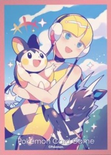 画像1: 【ポケカサプライ】[スリーブ]デッキシールド『カミツレの休日』【64枚入り】 (1)
