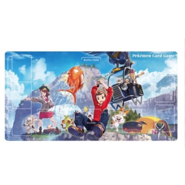 画像1: 【ポケカサプライ】[プレイマット]ラバープレイマット『マサル＆ユウリ』【単品】 (1)