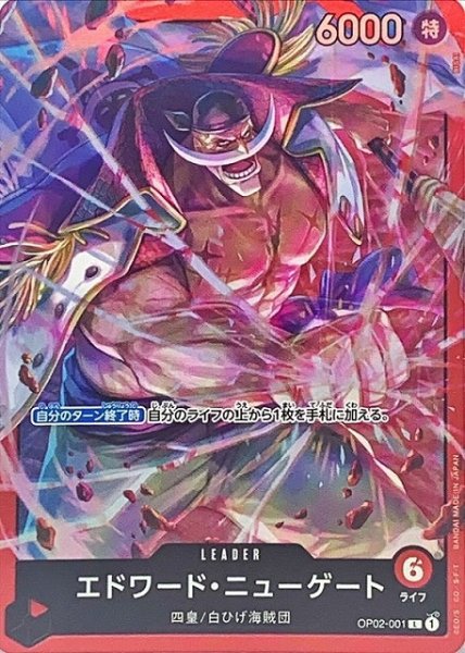 画像1: 【OP】エドワード・ニューゲート(illust:BISAI)【L】(ST15収録)OP02-001 (1)