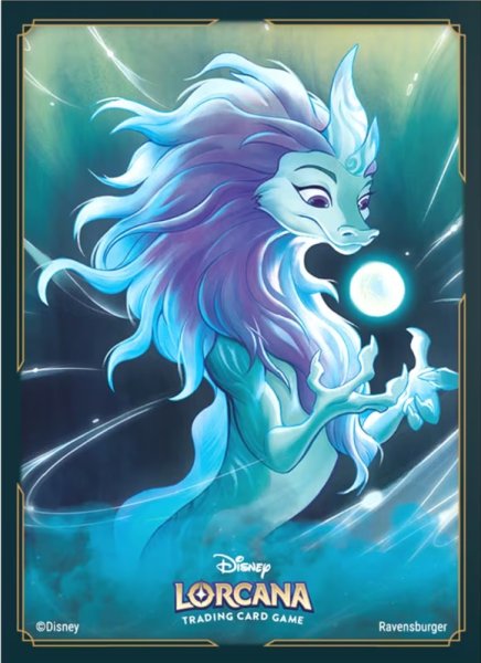 画像1: 【スリーブ】ディズニー・ロルカナ・TCG 日本語版 公式カードスリーブ「シスー 神聖なる水の竜」 (1)