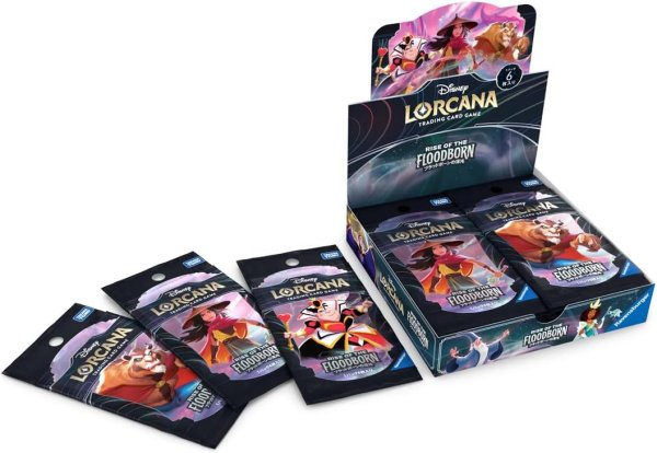 画像1: [新品ボックス]ディズニー・ロルカナ・TCG 日本語版 ブースターパック フラッドボーンの渾沌(1BOX=16パック) [3/22] (1)
