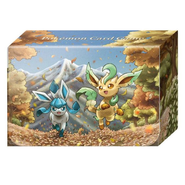 画像1: 【ポケカサプライ】[デッキケース]ダブルデッキケース『リーフィア＆グレイシア』 (1)