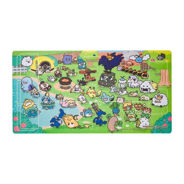 画像1: 【ポケカサプライ】[プレイマット]ラバープレイマット『Pokemon Yurutto』 (1)
