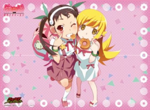画像1: 【プレイマット】TCG万能プレイマット 〈物語〉シリーズ セカンドシーズン「真宵＆忍」 (1)
