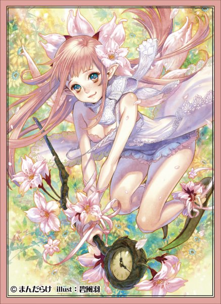 画像1: 《外装傷あり/防犯シール付き》【スリーブ】キャラマカードスリーブ 碧風羽スリーブ 「スプリング はにかむ!」【60枚入り】 (1)
