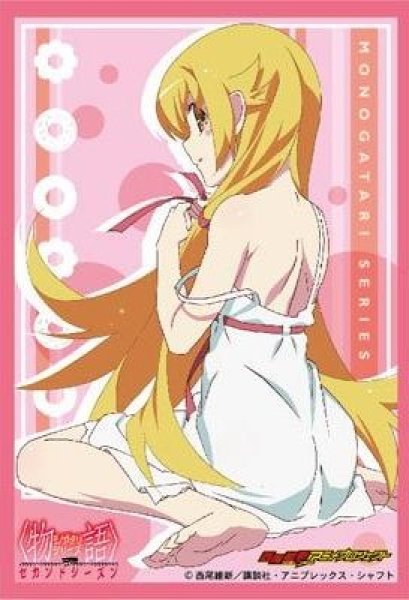 画像1: 【スリーブ】ブロッコリーキャラクタースリーブ・ミニ 〈物語〉シリーズ セカンドシーズン 「忍野 忍」【80枚入り】【ミニサイズ】 (1)