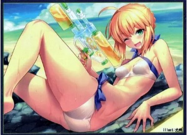 画像1: 《外装汚れ》【スリーブ】Fate『アルトリア・ペンドラゴン』 (1)