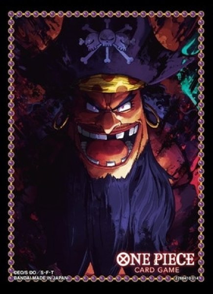 画像1: 【スリーブ】ONE PIECE カードゲーム オフィシャルカードスリーブ 公認店エディションVol.3 マーシャル・D・ティーチ【70枚入り】 (1)