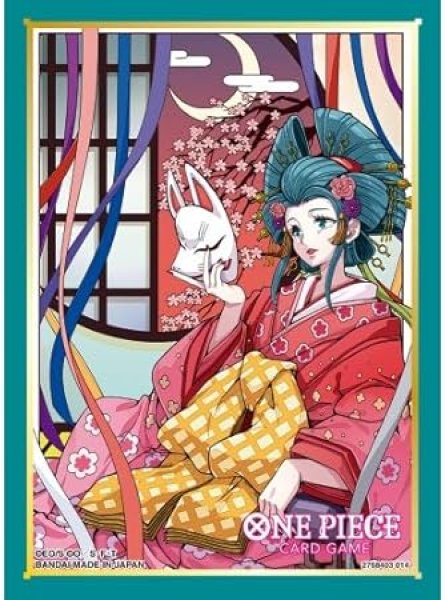 画像1: 【スリーブ】ONE PIECEカードゲーム オフィシャルカードスリーブ10 A:光月日和【70枚入り】 (1)