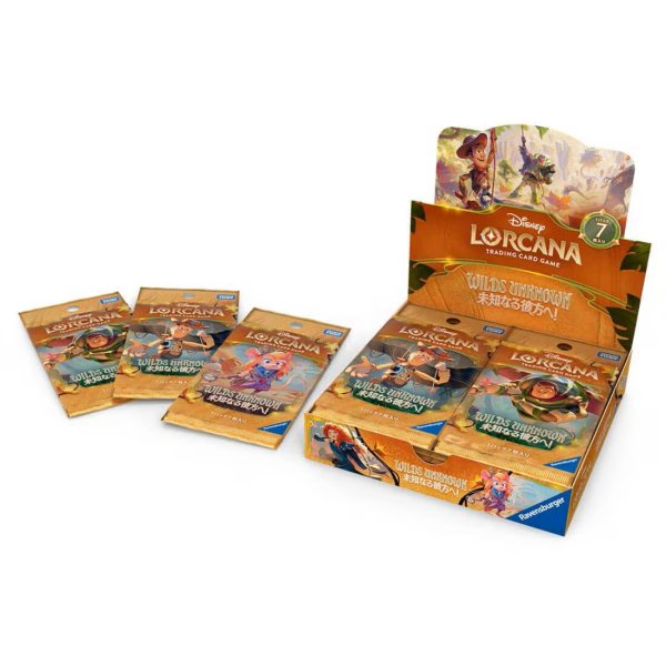 画像2: 【予約】[新品ボックス]ディズニー・ロルカナ・TCG 日本語版 ブースターパック WILDS UNKNOWN 未知なる彼方へ！(1BOX=16パック) [2605/08] (2)