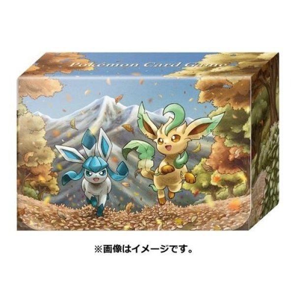 画像1: 【ポケカサプライ】[デッキケース]ダブルデッキケース『リーフィア＆グレイシア』 (1)