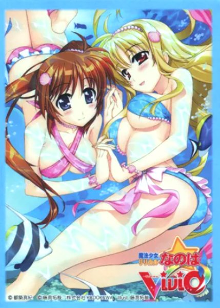 画像1: 【スリーブ】E-2 『魔法少女リリカルなのはViVid なのは＆フェイト』 キャラクタースリーブEX 「ブロッコリー トレカアイテムくじSP 『藤真拓哉』」 E賞 (1)