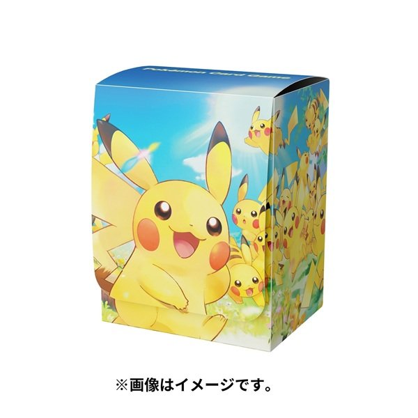 画像1: 【ポケカサプライ】[デッキケース]『ピカチュウ大集合』 (1)