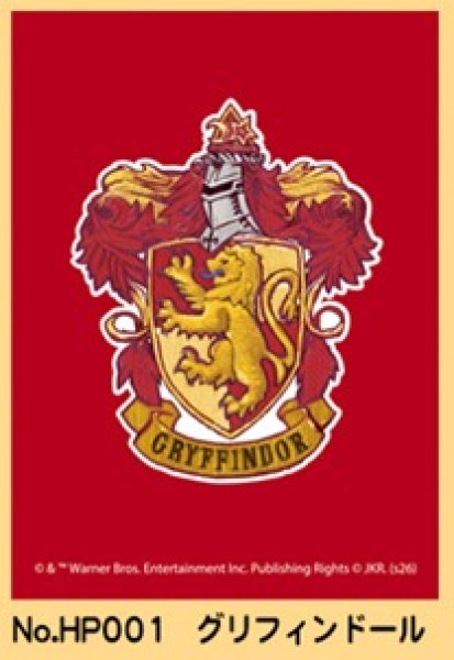 画像1: 【スリーブ】Harry Potter カードスリーブ HP001 グリフィンドール [2604/25] (1)