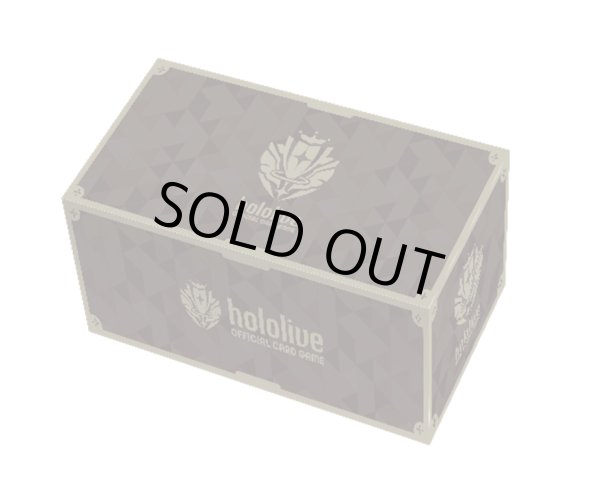 画像1: [新品]ホロライブ hololive OFFICIAL CARD GAME オフィシャルホロカストレージボックス ブランドロゴ（Black） [2605/29] (1)