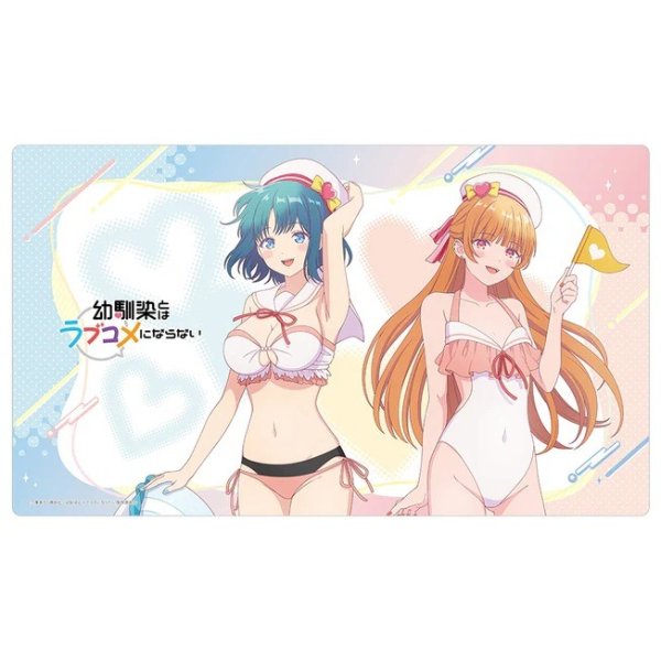 画像1: ※5月23日まで受付※【予約】ラバーマット 幼馴染とはラブコメにならない 描き下ろし マリンセーラー水着 [26年7月下旬] (1)