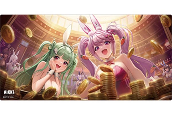 画像1: 【予約】ブシロードラバーマットV2・2129 勝利の女神：NIKKE「次は絶対に勝ちましょう！」 [2609/04] (1)