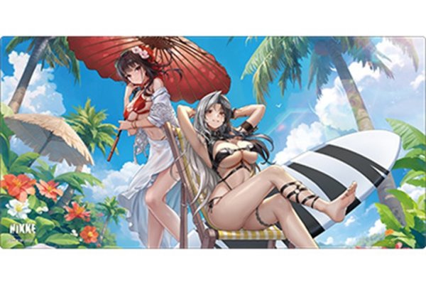 画像1: 【プレイマット】ブシロードラバーマットV2・2131 勝利の女神：NIKKE「BEAUTY FULL SHOT」 [2609/04] (1)