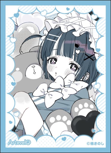 画像1: ※7月18日まで受付※【予約】Arteveloカードスリーブ art-033 棉きのし　「フリルちゃん」 [2609/11] (1)