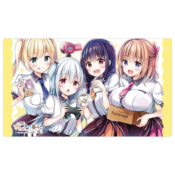 画像1: ※8月1日まで受付※【予約】ラバーマット 一畳間まんきつ暮らし！  森田芽衣子、天宮梨絵、鈴木万里花、中埜音緒A  [26年10月中旬] (1)