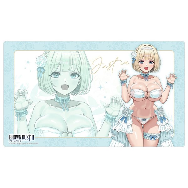 画像1: ※8月15日まで受付※【予約】ラバーマット ブラウンダスト2 描き下ろし ユースティア／ウエディング水着  [26年10月下旬] (1)