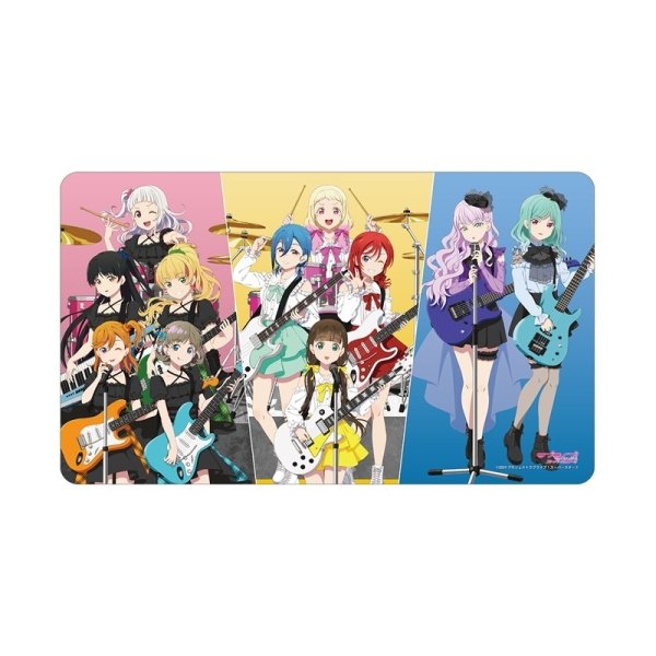 画像1: 【予約】マルチデスクマット ラブライブ！スーパースター!!　描き下ろし 集合 バンドver. [26年10月中旬] (1)