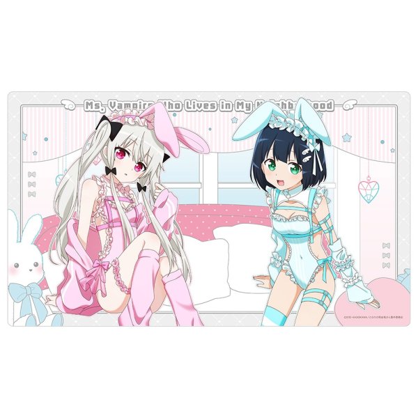 画像1: ※10月17日まで受付※【予約】ラバーマット となりの吸血鬼さん 描き下ろし ソフィー＆灯／ゆめいろバニー [26年12月中旬] (1)