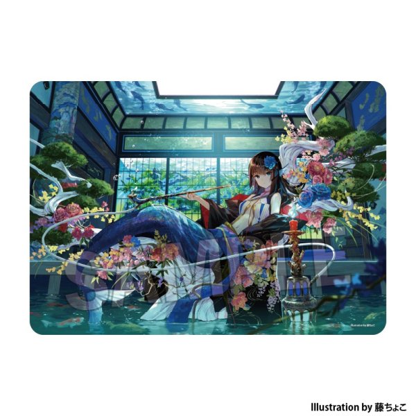 画像1: ※9月26日まで受付※【予約】工画堂スタジオイラストレーターセレクション イラストプレイマットNT 藤ちょこ 奥座敷の人魚姫 [26年11月] (1)
