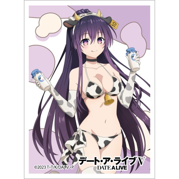 画像1: ※10月10日まで受付※【予約】スリーブ [デート・ア・ライブV] 描き下ろし 夜刀神十香／牛柄水着 [26年12月中旬] (1)