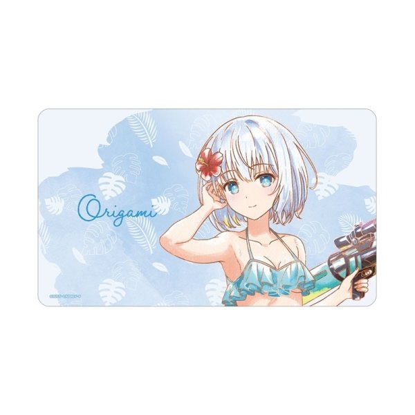 画像1: ※9月26日まで受付※【予約】マルチデスクマットアニメ「デート・ア・ライブV」 描き下ろし 鳶一折紙 デート・ア・バカンスver. Ani-Art aqua label [26年12月中旬] (1)
