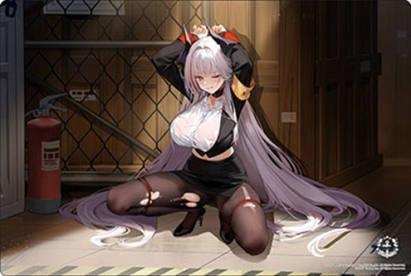 画像1: 【予約】ブシロードラバーマットV2・2185 アズールレーン『アドミラル・ツェンカー』ドキドキ尋問タイムver. [2612/04] (1)