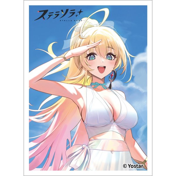 画像1: ※10月24日まで受付※【予約】スリーブ ステラソラ 描き下ろし セイナ／夏服 [27年1月下旬] (1)