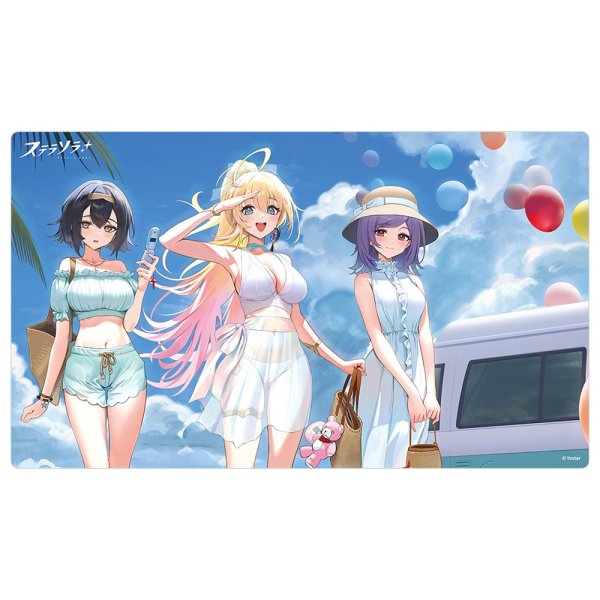 画像1: ※10月24日まで受付※【予約】ラバーマット ステラソラ 描き下ろし 夏服 [27年1月下旬] (1)