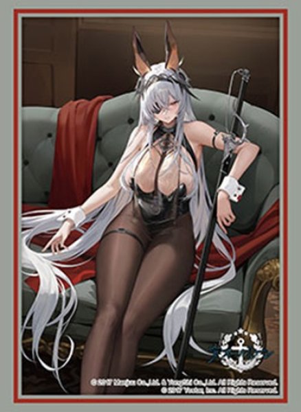画像1: 【予約】ブシロードスリーブHG5275 アズールレーン『フリッツ・ルメイ』Schwarzes Kaninchen ver. [2612/04] (1)