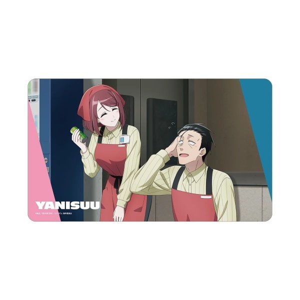 画像1: ※10月3日まで受付※【予約】マルチデスクマットTVアニメ「スーパーの裏でヤニ吸うふたり」 描き下ろし 佐々木&山田 if ふたりが同じ職場だったらver. [26年12月中旬] (1)