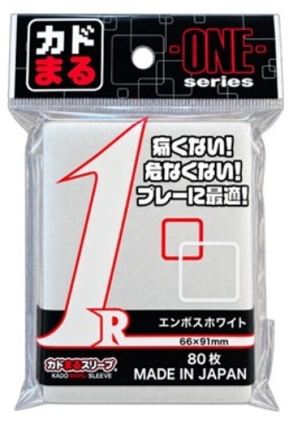 画像1: ※10月17日まで受付※【予約】カドまるスリーブ ONEシリーズ エンボススリーブ ホワイト [26年11月上旬] (1)