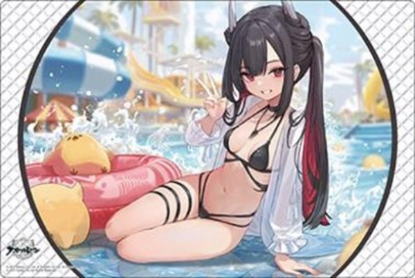 画像1: ※10月10日まで受付※【予約】ブシロードラバーマットV2・2201 アズールレーン『初月』葉月の恋模様ver. [2612/25] (1)