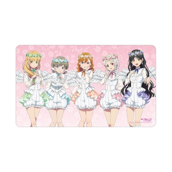 画像1: ※10月10日まで受付※【予約】マルチデスクマット ラブライブ！スーパースター!! 描き下ろし 1期生 天使ver. [27年1月中旬] (1)