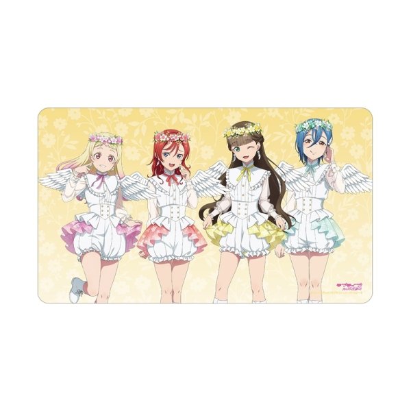 画像1: ※10月10日まで受付※【予約】マルチデスクマット ラブライブ！スーパースター!! 描き下ろし 2期生 天使ver. [27年1月中旬] (1)