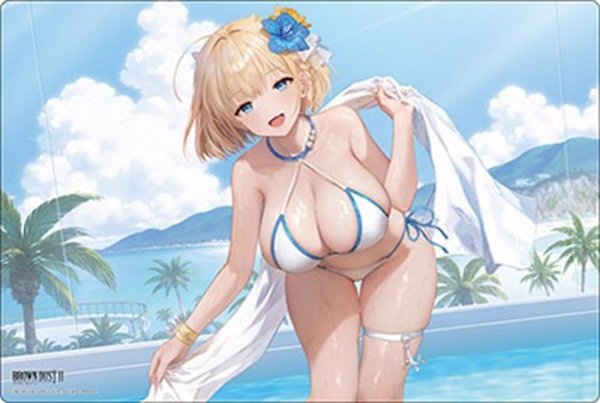 画像1: ※10月10日まで受付※【予約】ブシロード ラバーマットコレクション V2 Vol.2205 ブラウンダスト2 『真夏の夢 ユースティア』 [2612/25] (1)