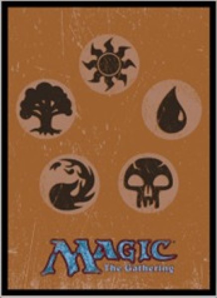 画像1: ※10月24日まで受付※【予約】マジック：ザ・ギャザリング プレイヤーズカードスリーブ MTGS-1011 RETRO CORE マナ・シンボル(再復刻版) [2612/25] (1)