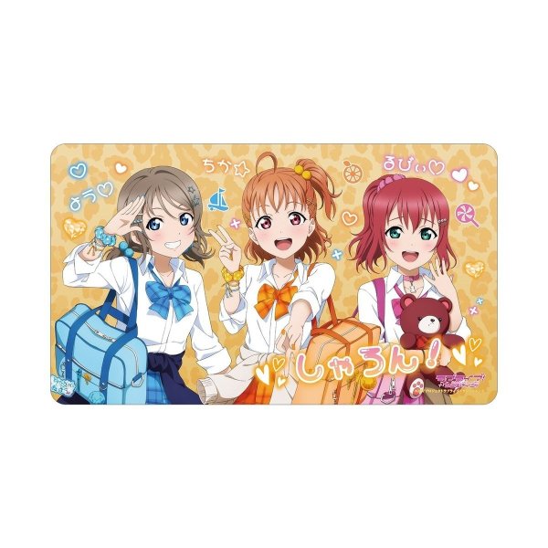 画像1: ※10月31日まで受付※【予約】マルチデスクマットラブライブ！サンシャイン!! 描き下ろし CYaRon！ ギャル制服ver. [27年2月上旬] (1)