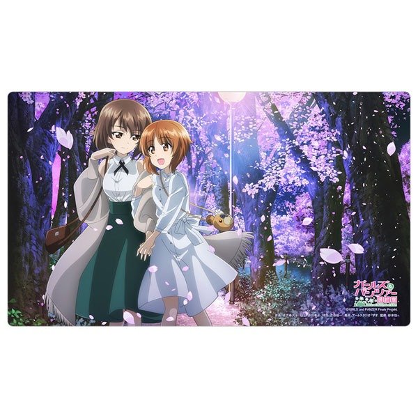画像1: ※11月28日まで受付※【予約】ラバーマット ガールズ&パンツァー 西住みほ&西住まほ/桜 [27年2月] (1)
