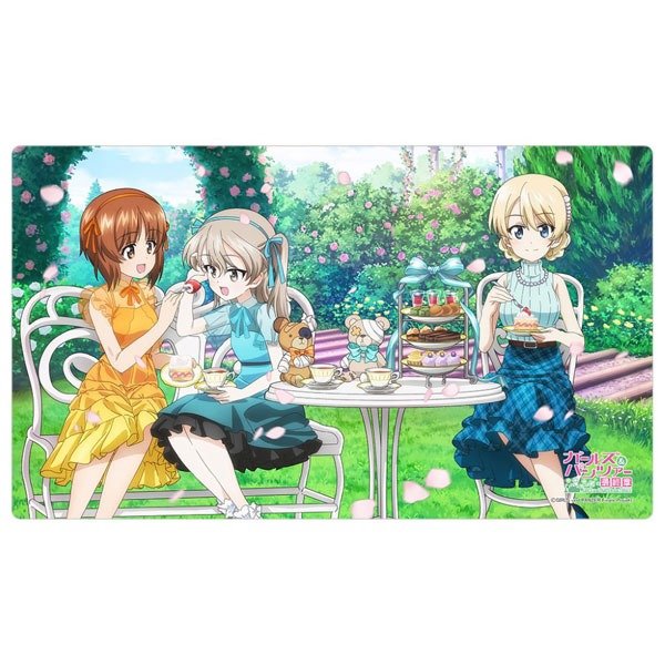 画像1: ※11月28日まで受付※【予約】ラバーマット ガールズ＆パンツァー 最終章 お茶会 [27年2月] (1)