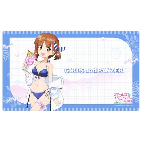 画像1: ※11月28日まで受付※【予約】ラバーマット ガールズ＆パンツァー 最終章 西住みほ／リゾート水着 [27年2月] (1)