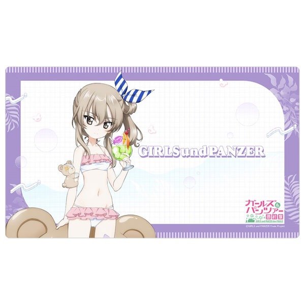 画像1: ※11月28日まで受付※【予約】ラバーマット ガールズ＆パンツァー 最終章 島田愛里寿／リゾート水着 [27年2月] (1)