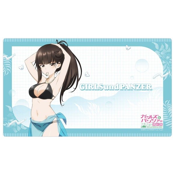 画像1: ※11月28日まで受付※【予約】ラバーマット ガールズ＆パンツァー 最終章 西住しほ／リゾート水着 [27年2月] (1)