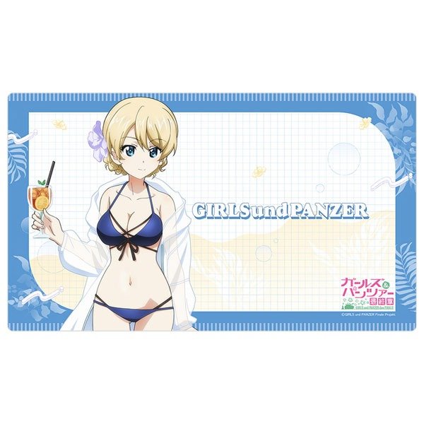 画像1: ※11月28日まで受付※【予約】ラバーマット ガールズ＆パンツァー 最終章 ダージリン／リゾート水着 [27年2月] (1)