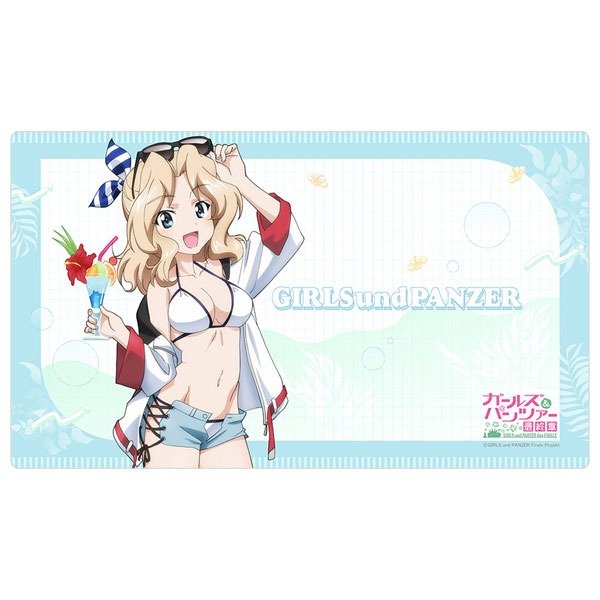 画像1: ※11月28日まで受付※【予約】ラバーマット ガールズ＆パンツァー 最終章 ケイ／リゾート水着 [27年2月] (1)
